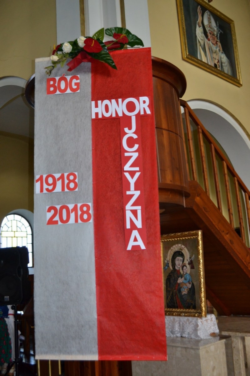 Obchody 100-lecia Odzyskania Niepodległości w Kościele Parafialnym w Ujsołach