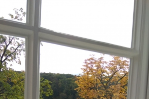 to już jesień z zamkowych okien