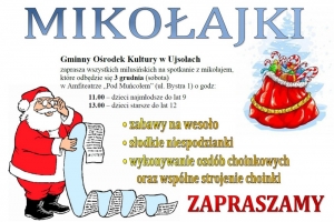 Mikołaj odwiedza GOK w Ujsołach - zdjęcie1