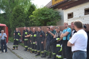 Ćwiczenia strażackie w Gimnazjum w Ujsołach - zdjęcie31