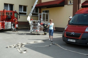 Ćwiczenia strażackie w Gimnazjum w Ujsołach - zdjęcie47