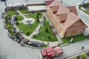 Ćwiczenia strażackie w Gimnazjum w Ujsołach - zdjęcie53